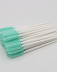 Disposable Silicone Mascara Wand Brushes – 100-Pack Eyelash Extension Spoolie Set