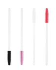 Disposable Silicone Mascara Wand Brushes – 100-Pack Eyelash Extension Spoolie Set