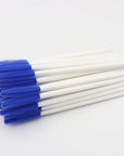 Disposable Silicone Mascara Wand Brushes – 100-Pack Eyelash Extension Spoolie Set