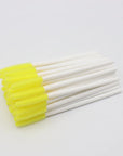 Disposable Silicone Mascara Wand Brushes – 100-Pack Eyelash Extension Spoolie Set
