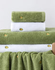 Avocado Microfiber Face Towel – Soft Absorbent Cotton Wash Towel (75x35cm)
