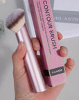 MAANGE Angled Foundation & Concealer Brush – Soft Oblique Buffing Makeup Tool