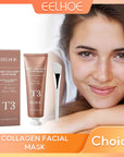 Collagen Peel-Off Face Mask – Deep Cleansing Hydrating Oil Control Pore Shrinking Facial