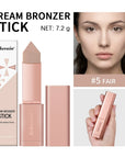 3D Bronzer & Contour Stick – 2-in-1 Creamy Bronze Makeup in 5 Colors