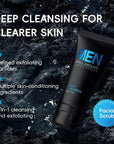 Men's 2-in-1 Facial Scrub – Deep Cleansing Exfoliator for Healthy-Looking Skin