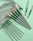 Professional Makeup Brush Set – Multi-Color Complete Cosmetic Brush Collection with Bag