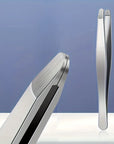 Heavy-Duty Stainless Steel Eyebrow & Facial Hair Tweezers – Sharp Tip Professional Gift