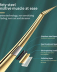 Stainless Steel Eyelash Extension Tweezers – Precision Curved & Straight with Ergonomic Handle
