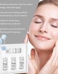 Facial Microneedle Roller Set – 0.25mm Derma Roller with Hyaluronic Acid Serum