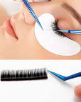 False Eyelash Tweezers – Curved Strip Lash & Eyebrow Hair Clip for Nail Art & Makeup