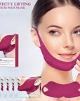 5-Piece V-Shaped Firming Face Mask – Peptide & Collagen Hydrating Gel Patches