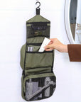 Large Hanging Toiletry Bag – Foldable Waterproof Cosmetic Organizer for Travel