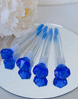 20-Pack Diamond Lash Spoolie Brush – Disposable Eyelash Mascara Wand in Tube
