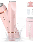 Women's Electric Shaver – Rechargeable Body & Leg Hair Removal Device (Purple/Pink)