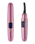 USB Rechargeable Electric Eyelash Curler – 3 Heat Settings & LED Light
