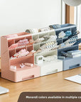 Acrylic Makeup Organizer & Brush Holder – Vanity Countertop Cosmetic Storage