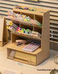 Acrylic Makeup Organizer & Brush Holder – Vanity Countertop Cosmetic Storage