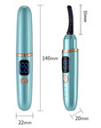 USB Rechargeable Electric Eyelash Curler – 3 Heat Settings & LED Light