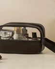 Translucent Waterproof Toiletry Bag – Travel Organizer for Men & Women