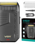 VGR Professional Electric Shaver – Men's Rechargeable Grooming Razor