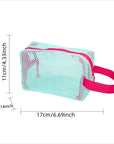Mesh Travel Toiletry Organizer Bag – Durable Cosmetic Pouch for Men & Women