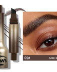 1PC Eyebrow Gel Pen with Angled Brush - Quick-Dry, Long-Lasting, Natural Shaping & Filling for All Skin Types, Waterproof