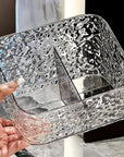 Clear Acrylic Makeup Organizer – Vanity Cosmetic Storage Box with Lipstick Holder