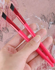 Wholesale 10-Pack Angled Eyebrow & Hairline Makeup Brushes – Professional Wild Brow Tool
