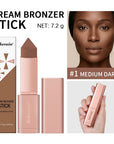 3D Bronzer & Contour Stick – 2-in-1 Creamy Bronze Makeup in 5 Colors