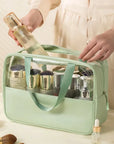 Translucent Waterproof Toiletry Bag – Travel Organizer for Men & Women