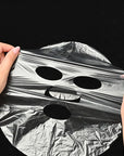 Disposable Full Face Plastic Film Mask – Transparent PE DIY Facial Wrap Beauty Tool