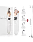 Blackhead Remover with Tools – Pore Vacuum Suction & Extraction Kit (White)