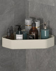 Aluminium Bathroom Shower Shelf – Wall-Mounted Shampoo & Makeup Organizer Rack
