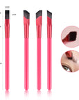 Wholesale 10-Pack Angled Eyebrow & Hairline Makeup Brushes – Professional Wild Brow Tool