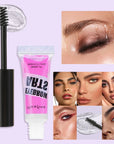 Transparent Hose Eyebrow Glue – Waterproof Quick-Dry Long-Lasting Brow Shaping Gel