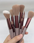 Professional Makeup Brush Set – Multi-Color Complete Cosmetic Brush Collection with Bag
