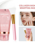 Collagen Peel-Off Jelly Night Mask – Firming Deep Cleansing Overnight Facial Treatment