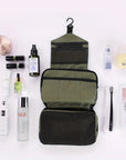 Large Hanging Toiletry Bag – Foldable Waterproof Cosmetic Organizer for Travel