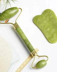 Natural Jade Roller & Gua Sha Scraping Board – Anti-Wrinkle Facial Lift Tool