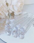 20-Pack Diamond Lash Spoolie Brush – Disposable Eyelash Mascara Wand in Tube