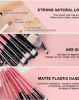 20-Piece Eye Shadow Makeup Brush Set – Soft Bristle Eyebrow & Eyeliner Brushes