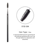 Jessup Ultra-Thin Eyebrow Brush – Precision Tapered Lash Line Makeup Brush (S142)