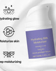 Hydrating Milk Face Moisturizer – Lightweight Daily Balm with Shea Butter & Glycerin (50ml)