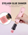2-in-1 Electric Makeup Brush Cleaner & Lash Glue Shaker – USB Rapid Drying Washing Machine