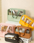 Translucent Waterproof Toiletry Bag – Travel Organizer for Men & Women