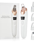 Blackhead Remover with Tools – Pore Vacuum Suction & Extraction Kit (White)