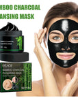 Bamboo Charcoal Blackhead Remover Face Mask – Deep Cleansing Pore Peel-Off Sticker