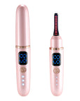 USB Rechargeable Electric Eyelash Curler – 3 Heat Settings & LED Light