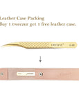DIYDAY Anti-Slip Fiber Tip Eyelash Extension Tweezers – Precision Stainless Steel Tool