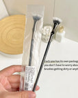 Sunflower Angled Fan-Shape Lash Brush – Fine Mascara & Natural Professional Beauty Tool